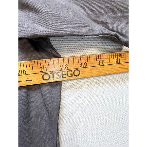 Wrangler Men’s Button Up Shirt Comfort Flex Size 2XT Gray Short Sleeve Pockets - Picture 9 of 11